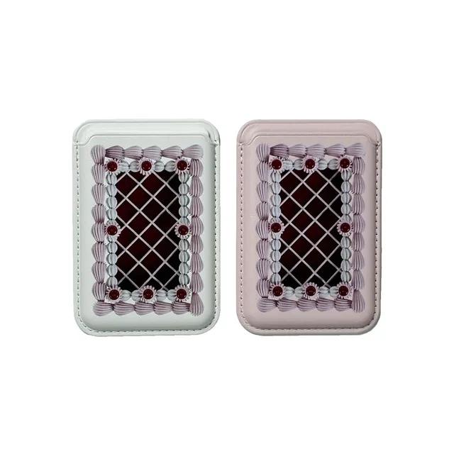 [크림체리베이비] Strawberry Jam Cake Magsafe Card Wallet 스트로베리 잼케이크 맥세이프 카드지갑