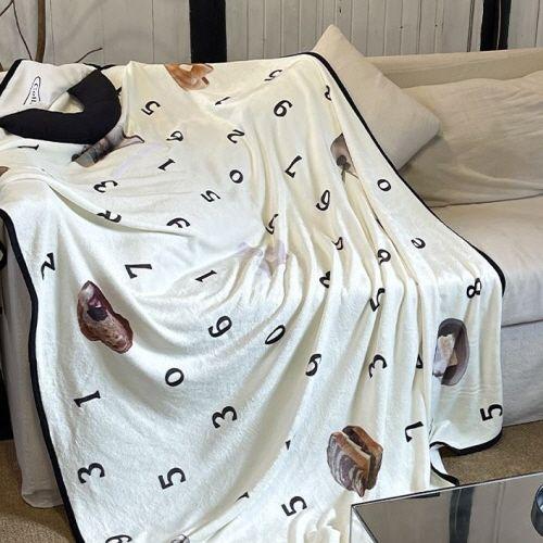 아트 다이얼 넘버링 블랑캣 담요 인테리어소품 집꾸미기 홈카페 피크닉 캠핑
