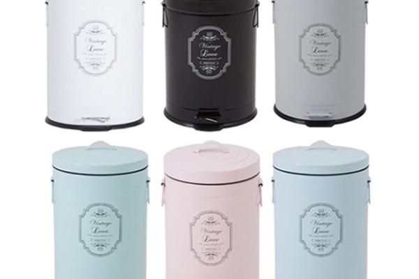무소음 페달휴지통 클래식 더스트빈 5L/12L/ 20L쓰레기통