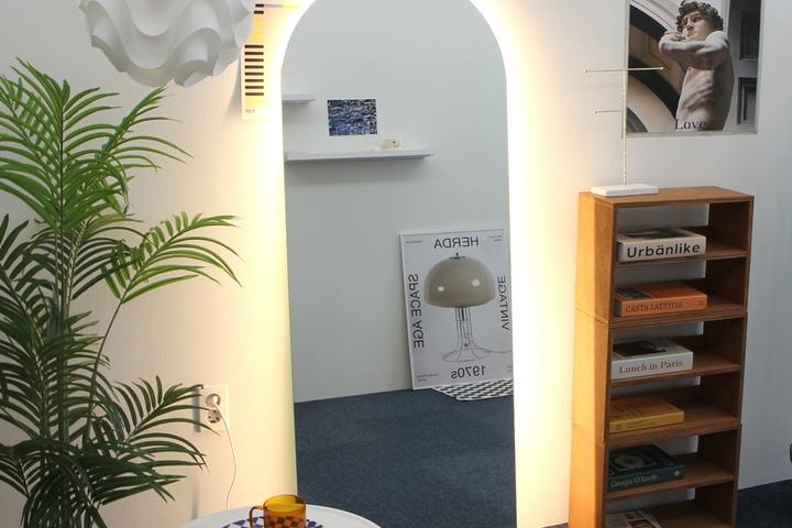 led 조명거울 아치형 전신거울-on/off 스위치형 3size