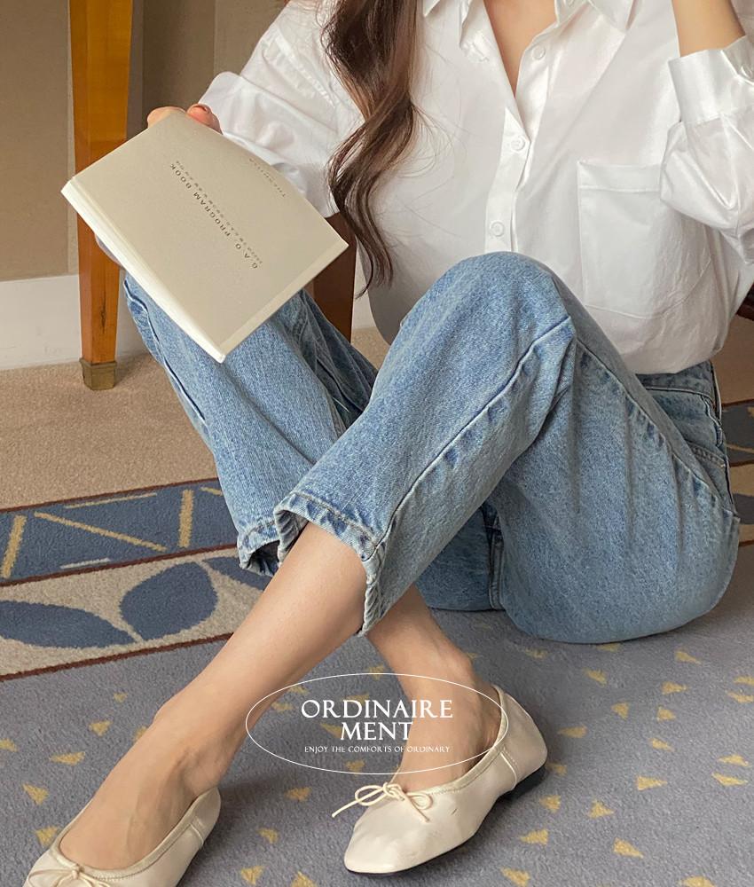 [OMEN made/당일발송] 시그니처 데님 / 제작데님 일자핏데님 중청데님 데일리데님