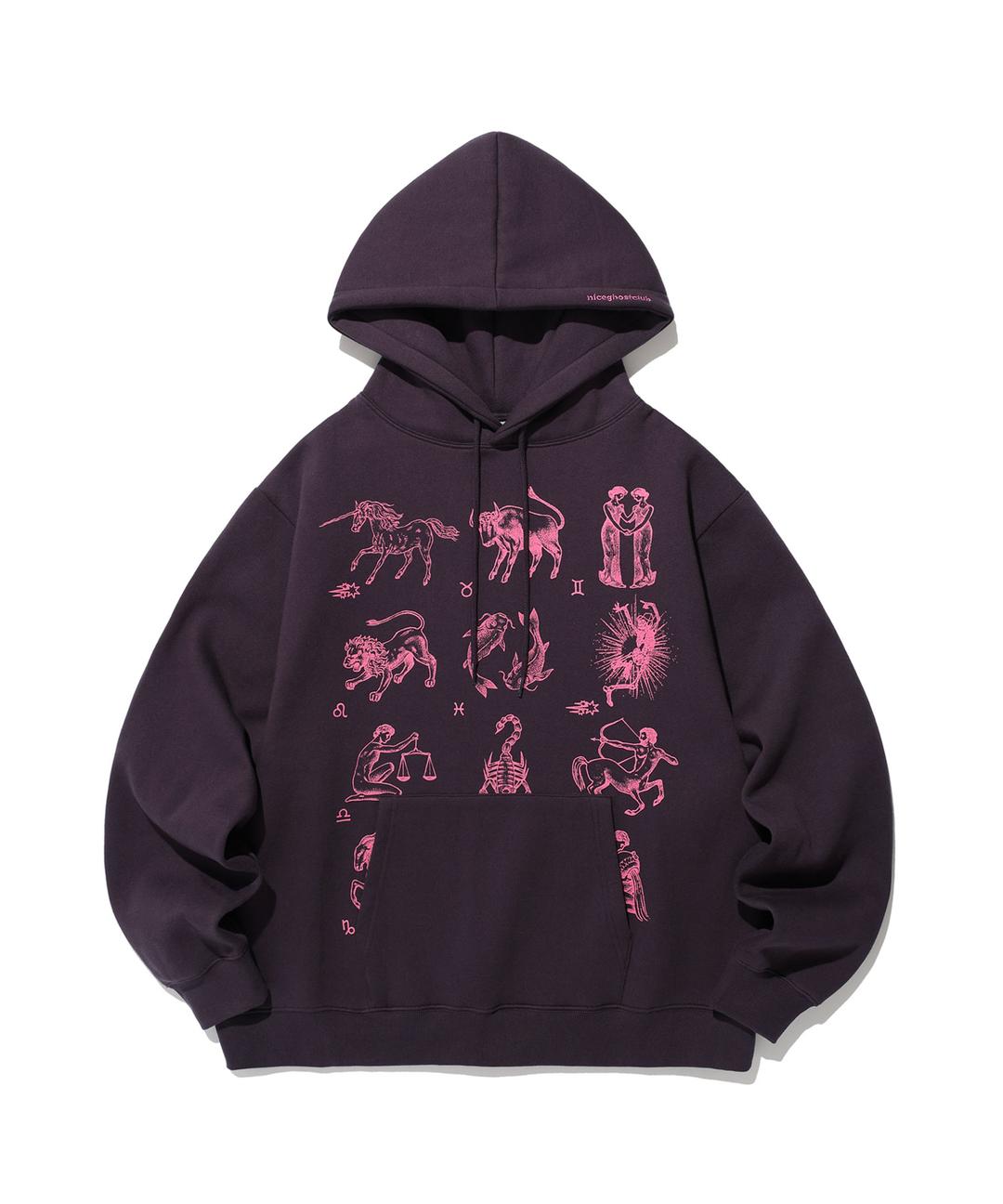 ZODIAC HOODIE[DARK PURPLE]