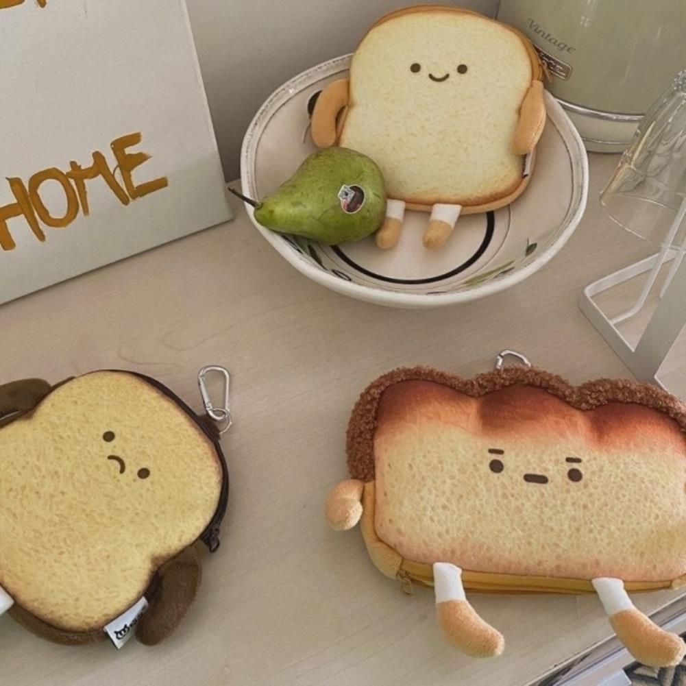 라퓨엘 식빵파우치 가방걸이 키링 식빵 가방 인형 고리 빵 차키 파우치 포캣 귀여운 걸이 봉제인형 캐릭터