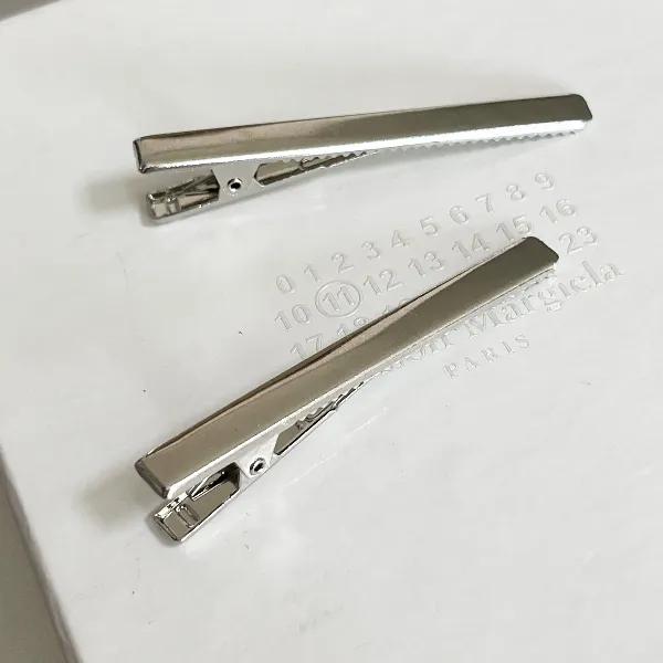 (당일발송)실버 민무늬 빼빼로 옆머리 헤어핀 머리핀 집게핀