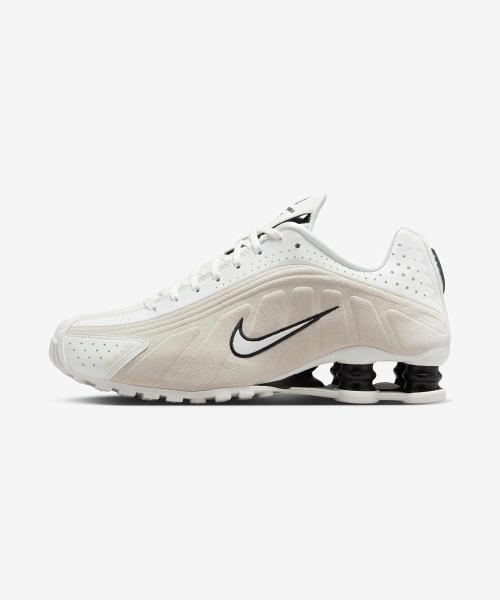 샥스 R4 W - 서밋 화이트:라이트 오어우드 브라운:블랙 / HQ7739-100