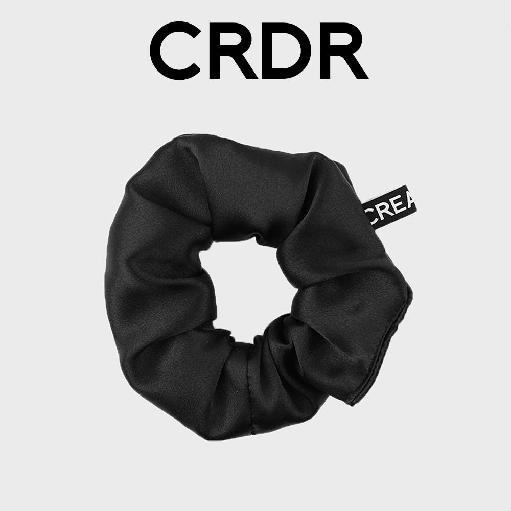 블랙 글로우 스크런치 곱창머리끈 헤어슈슈