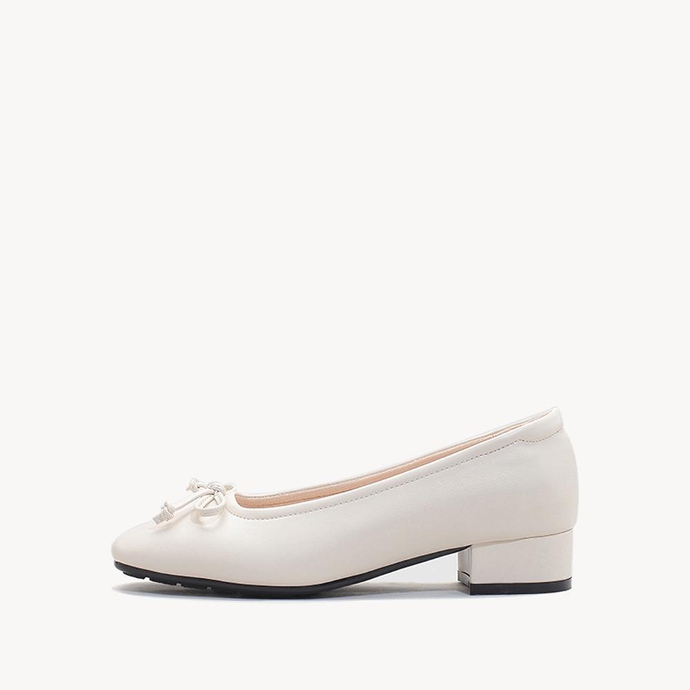 F21P506 아띠 스퀘어 리본 펌프스 3CM [6COLOR]