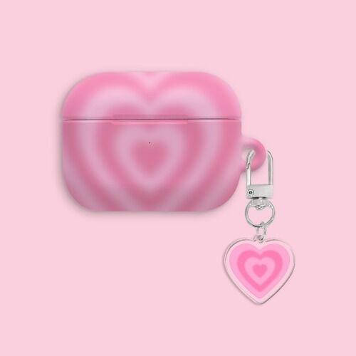 [블루투스+키링SET] 하트 그라데이션 핑크