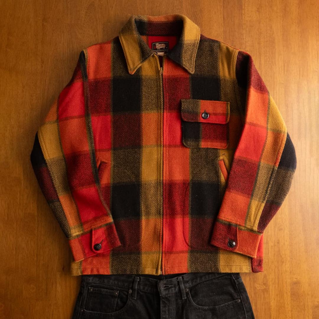 40~50s Woolrich wool sports JK | 후루츠패밀리