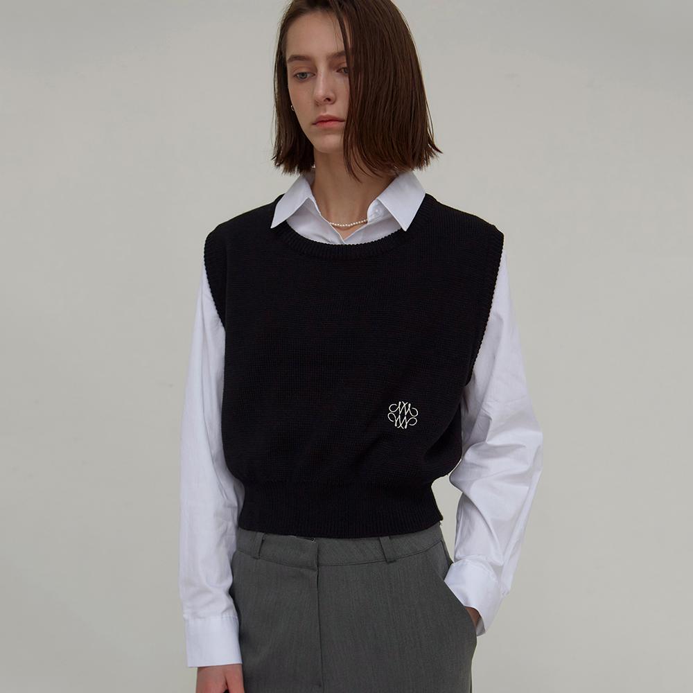닉앤니콜 CREW NECK VEST_3 COLOR