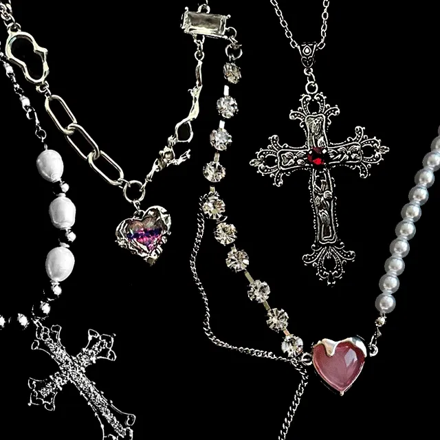 Best Unique x Kitsch necklace collection 유니크 키치 y2k 영롱 목걸이 모음