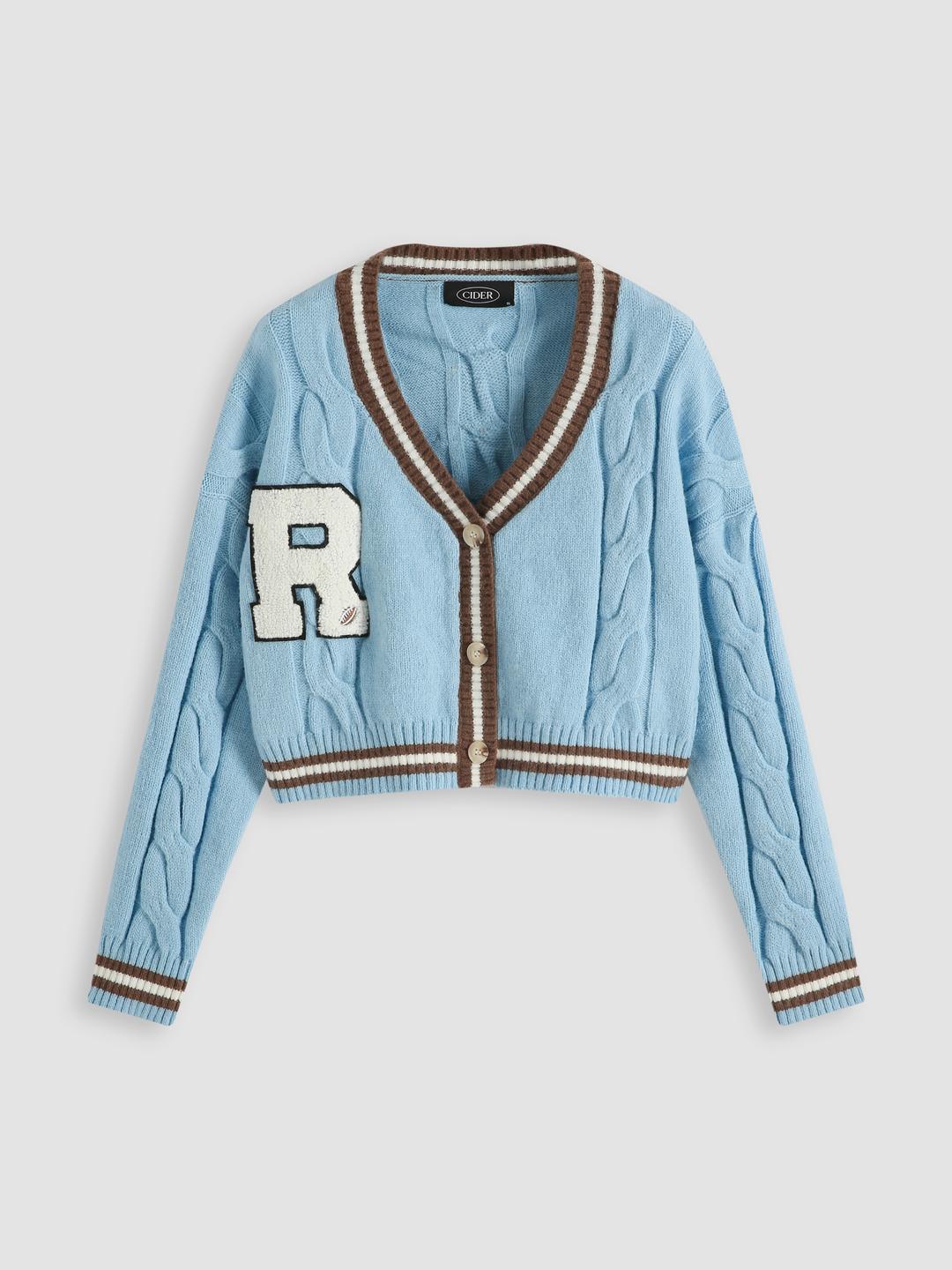 Campus Baby Blue Cardigan
