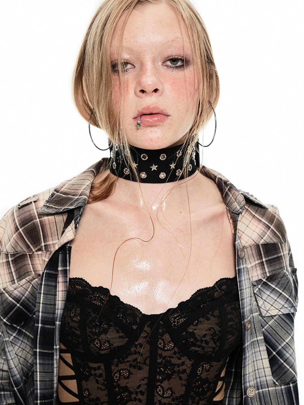 1JINN STUDIO Star Rivet Choker/Belt