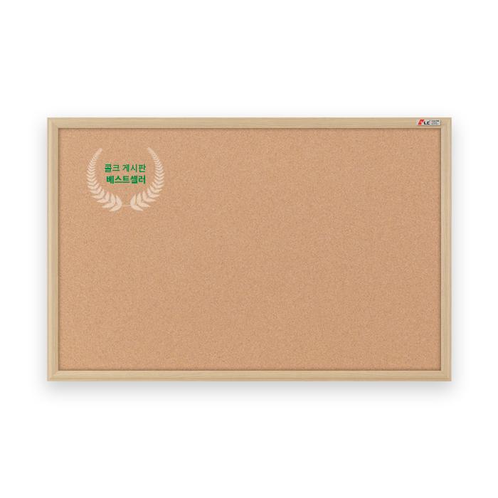 코르크 게시판 무늬목 미송신형