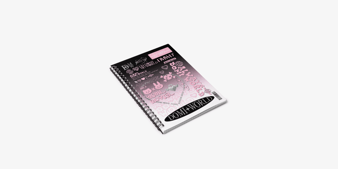 DOMI WORL Logo Spring Notebook