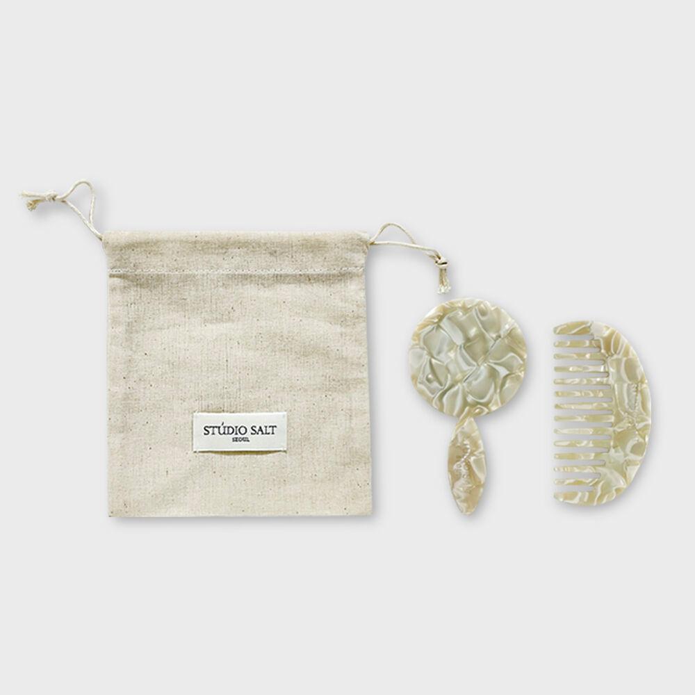 [22 SUMMER][SALT Label] CLASSIC COMB & HAND MIRROR SET
