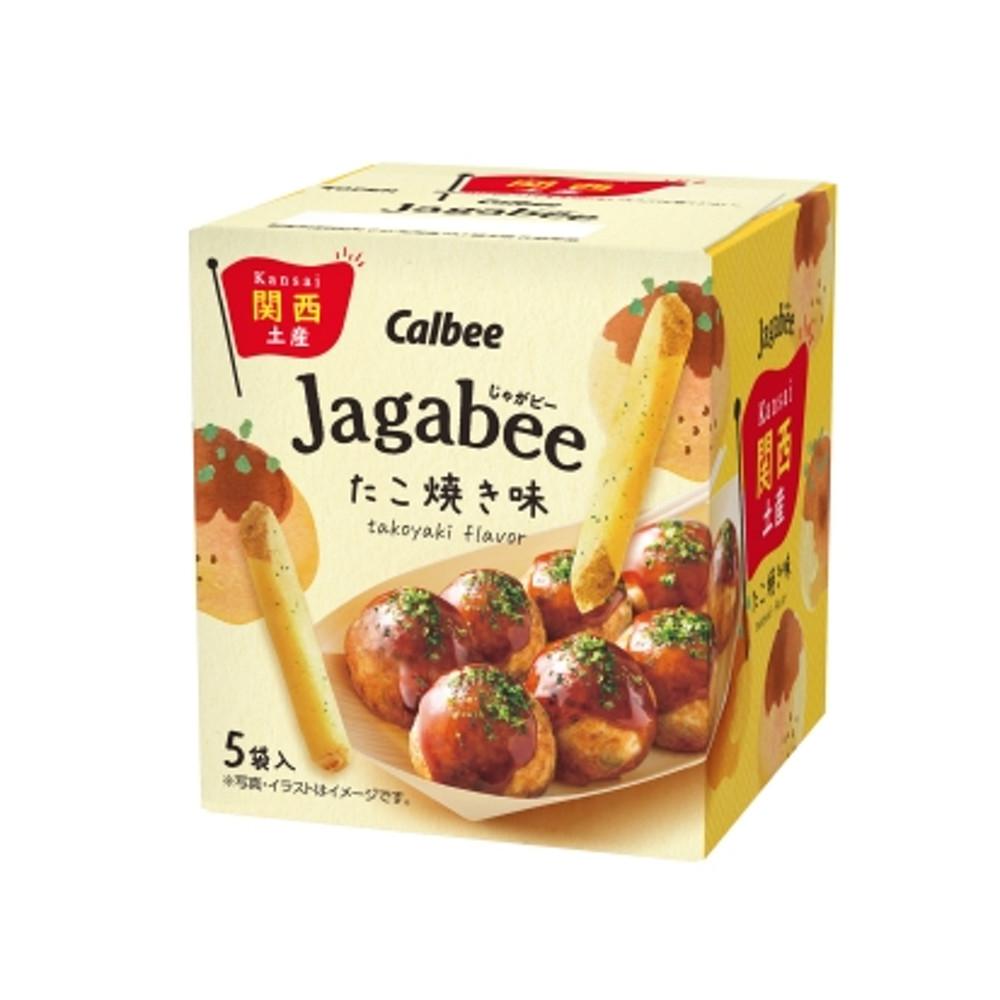 지역한정 - 가루비 [자가비 - 타코야키 맛 75g (박스타입)] / 일본 과자