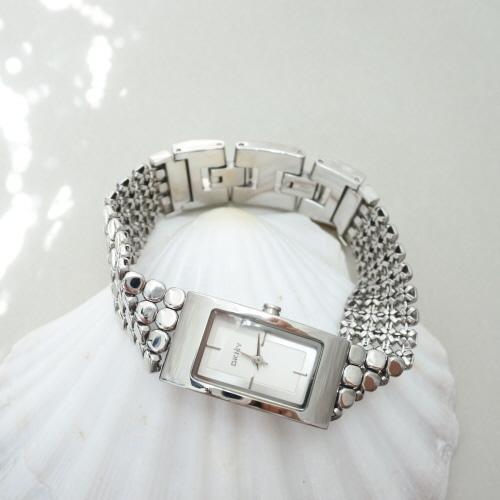 DKNY silvertone bracelet watch