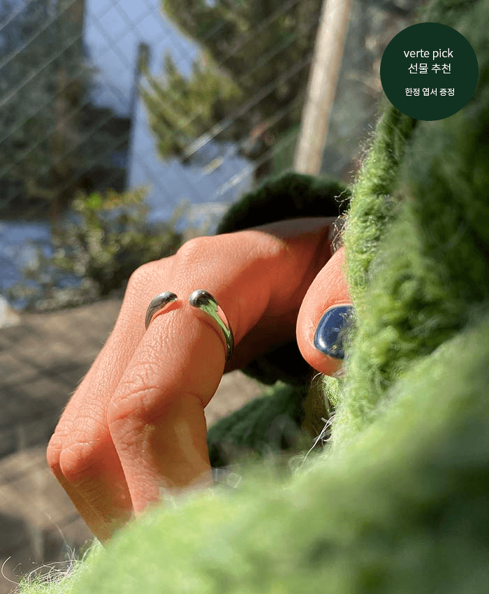 [당일출고][12차 재입고][925 silver] Cinq.silver.58 / ouvert ring