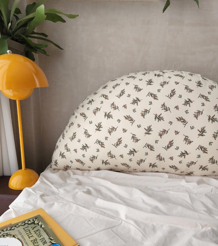 [올리브 양면 반달쿠션 ] 등쿠션 헤드 수유 빅쿠션