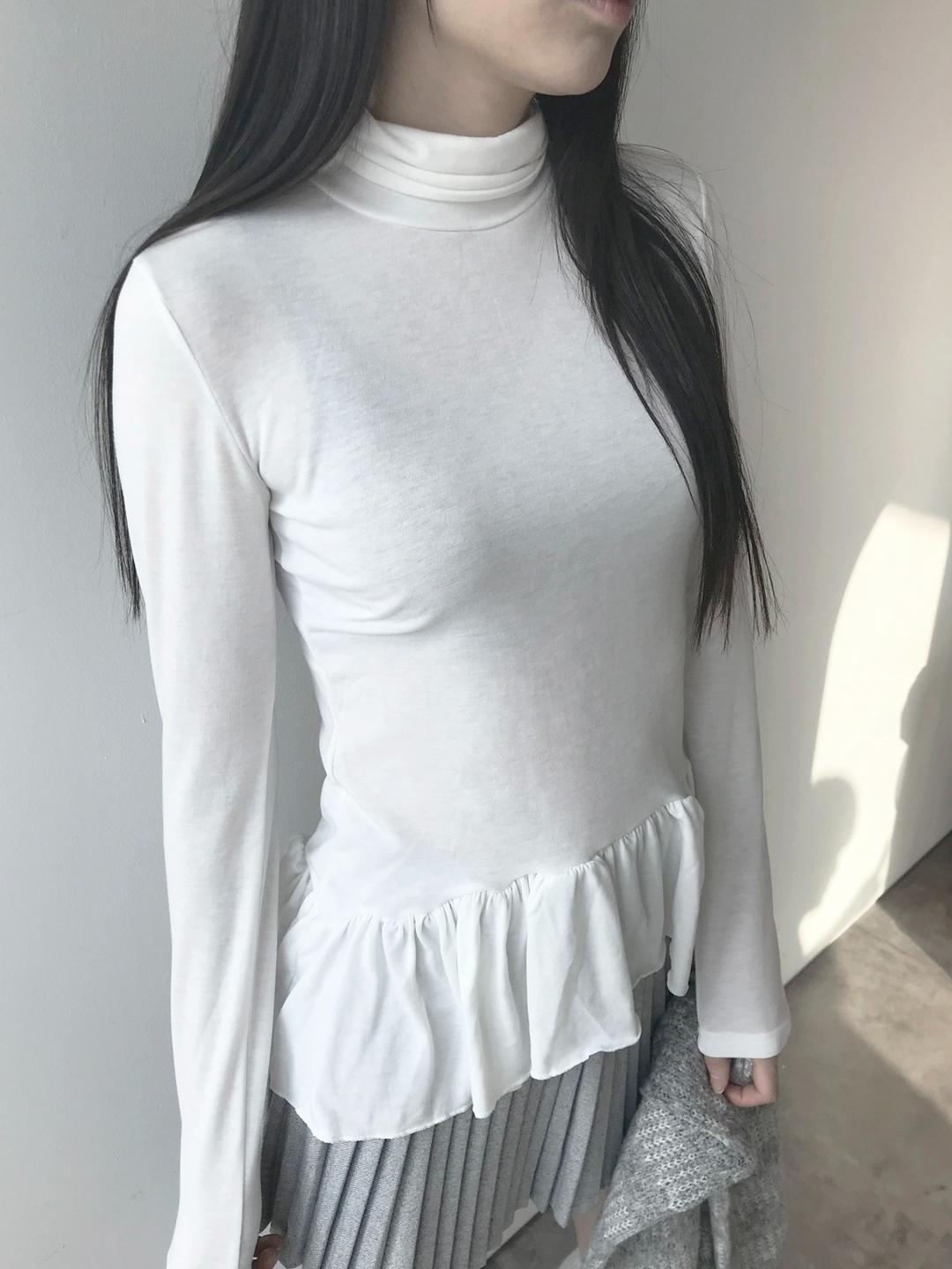 cut frill pola tee (3c)