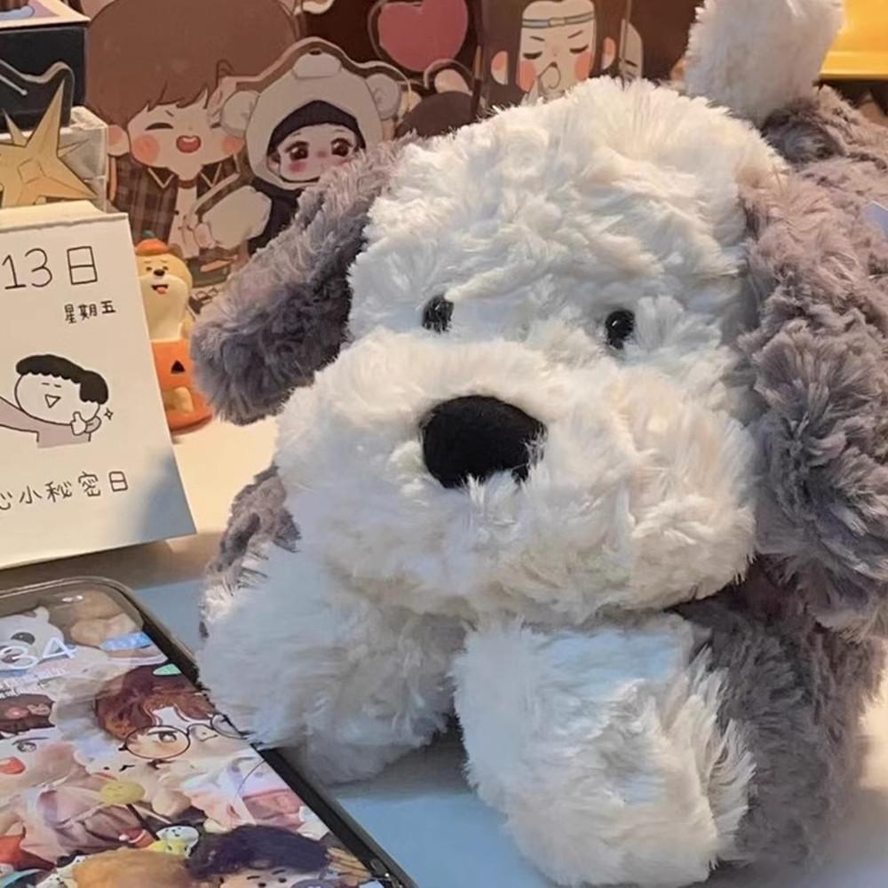 엎드린 강아지 인형 귀여운 댕댕이 말랑콩떡 쿠션 애착인형