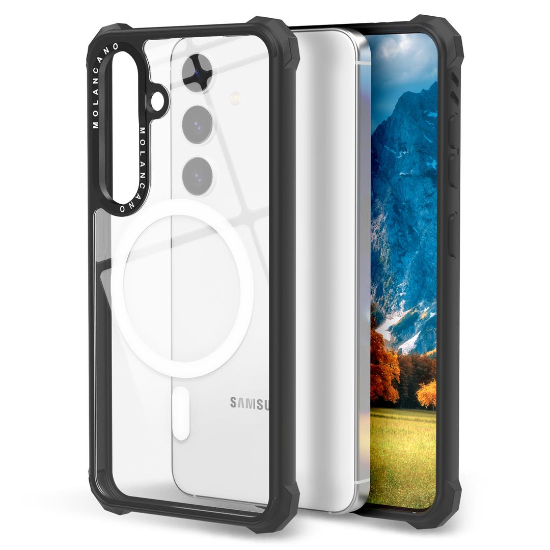 [인기⭐/당일출고🔥/갤럭시 S24 기종 추가💖] 임팩트 제로 시그니처 맥세이프 충격 흡수💥 범퍼 케이스 갤럭시 S23 S22 플러스 울트라 강력한 자력 튼튼한 맥세이프 케이스