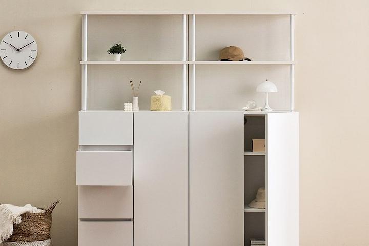 플레인 E0 서랍 수납장 800 (높은/키높은) 4colors