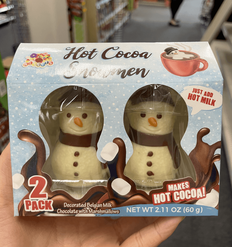 크리스마스 눈사람 핫 코코아밤 2팩 한정판 60g