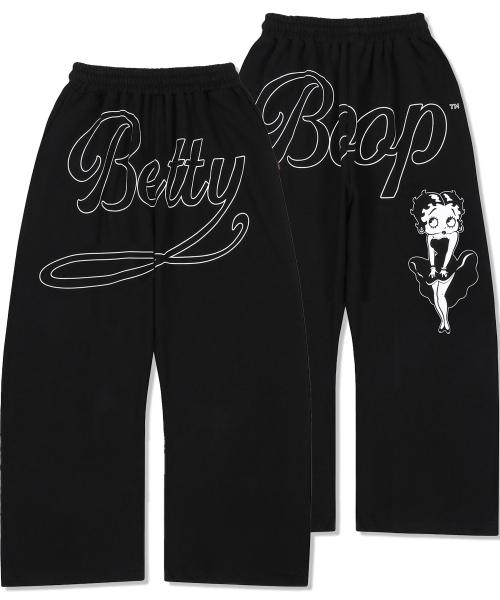 [베티붑] 무드 스웨트 조거 팬츠 - 블랙