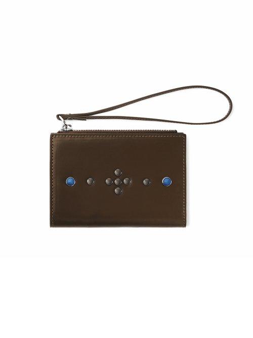 RIVET WALLET - BROWN