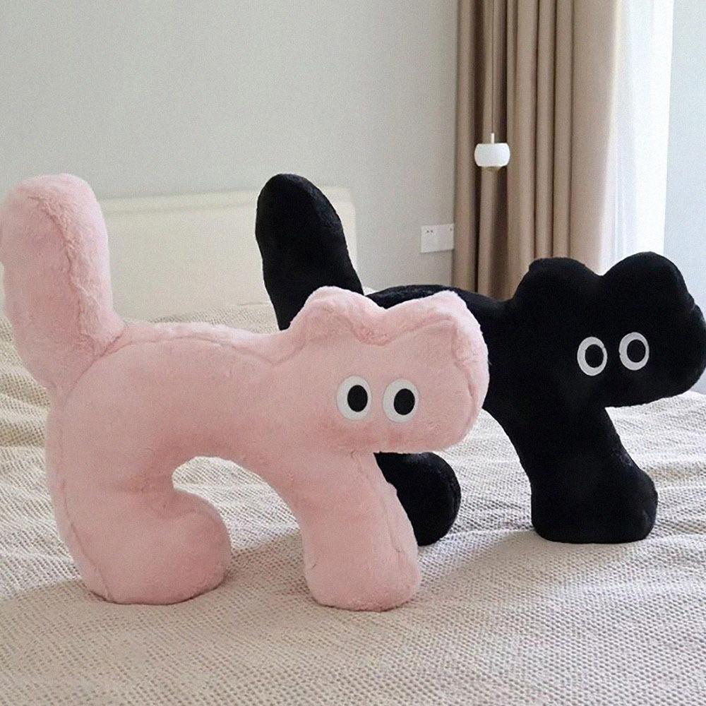 고양이 목베개 쿠션