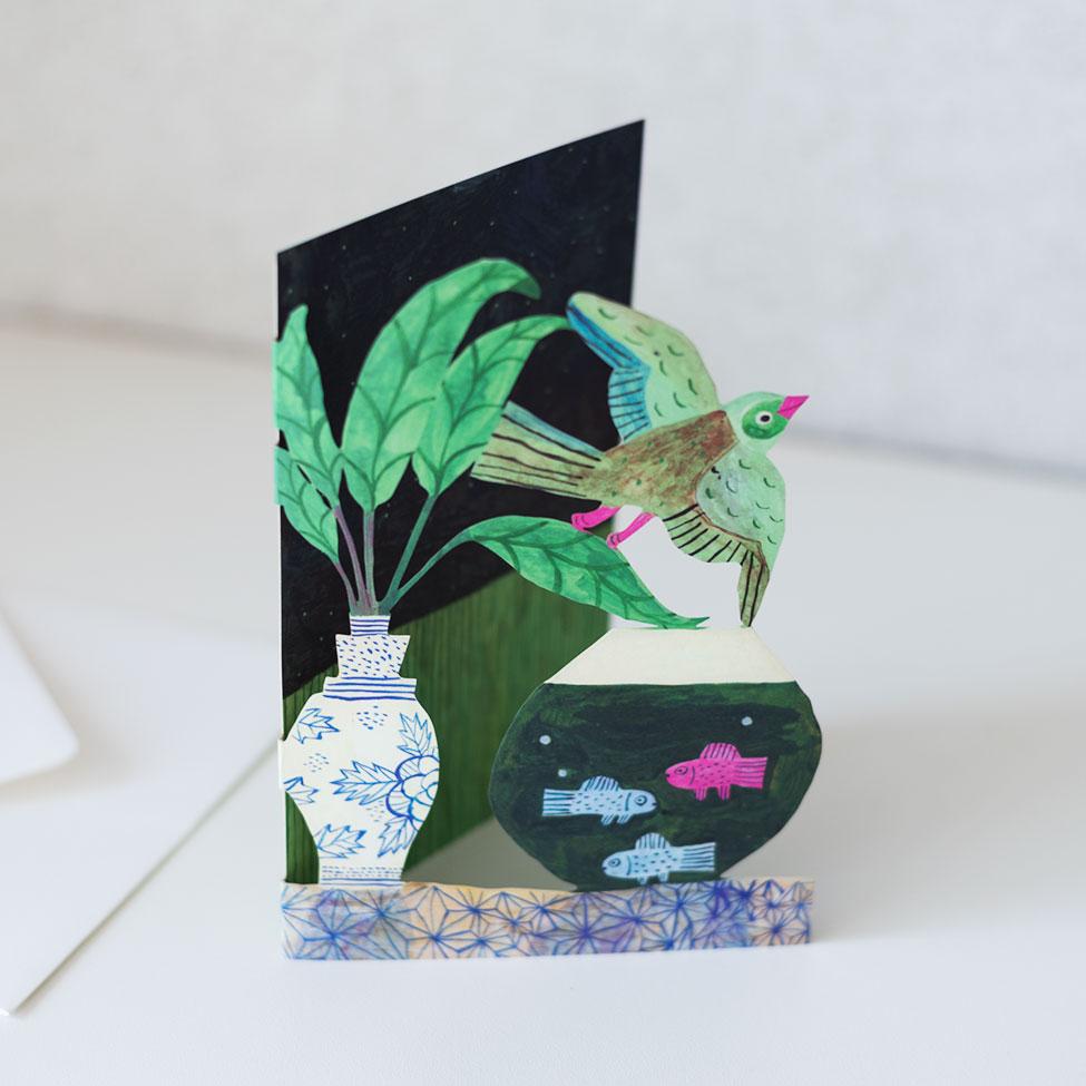 ​Starflower Lasercut Greeting Card