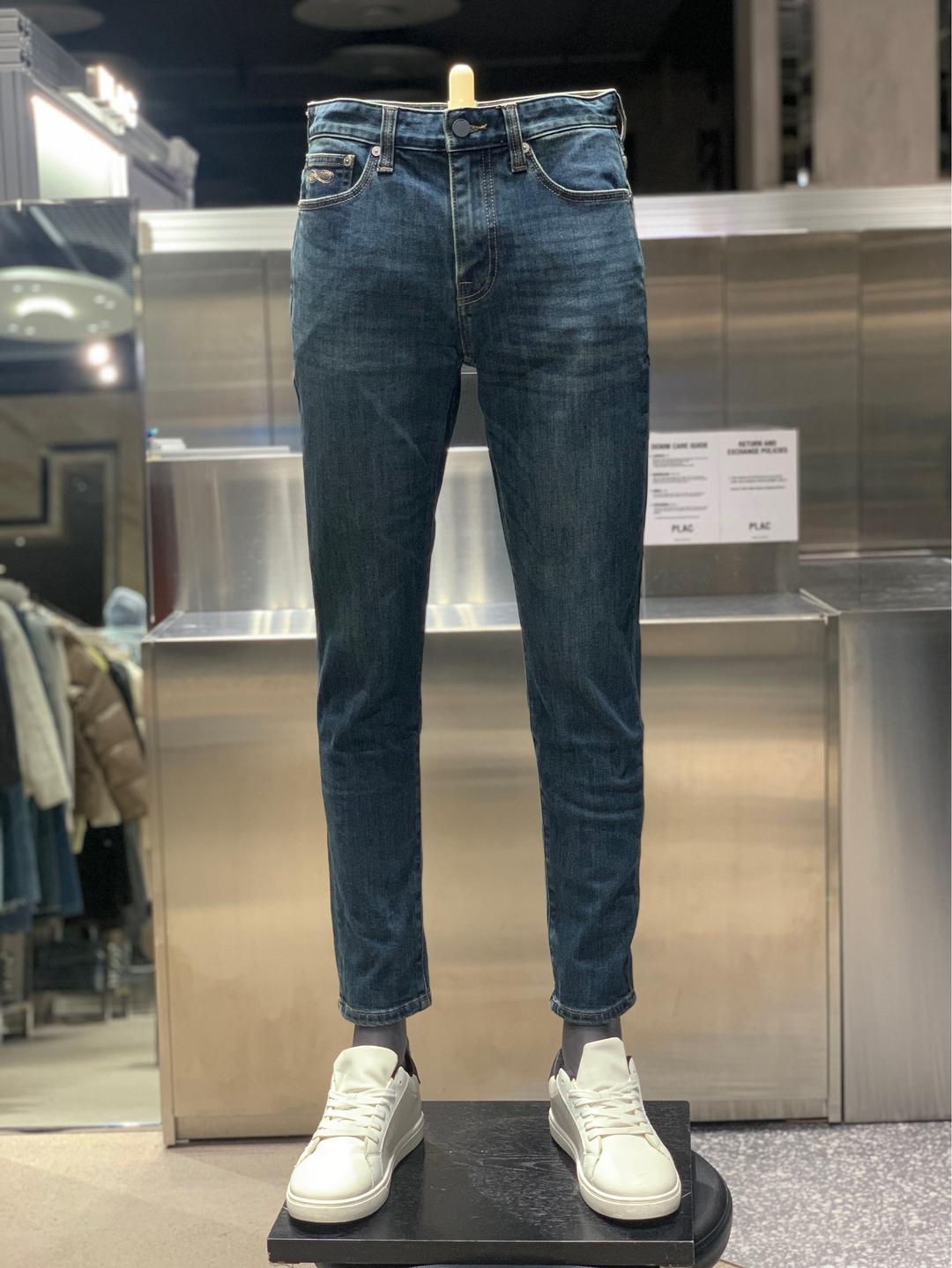 [플랙] 남성 WARM NEU KURZ M94 딥 워시드 기모 데님 팬츠(PJTO4NKK945)