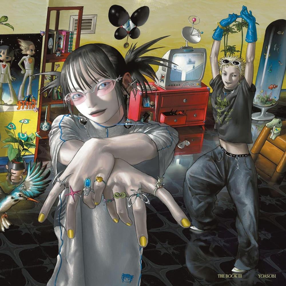 요아소비 앨범 LP THE BOOK 3 완전 생산 한정판 옐로우 컬러 바이닐  analog