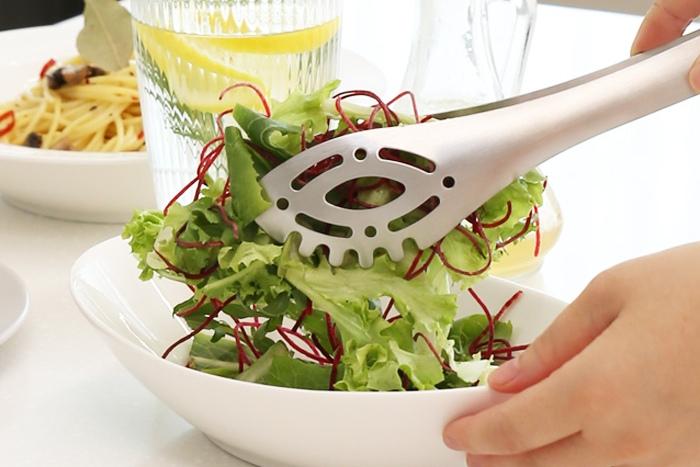 국내산 스텐 샐러드 집게(요리집게,파스타집게,다용도집게)