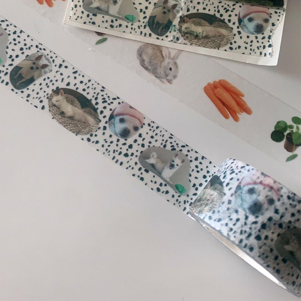 Dot dog 마스킹테이프 러브윌셋유프리 lovewillsetufree 다꾸