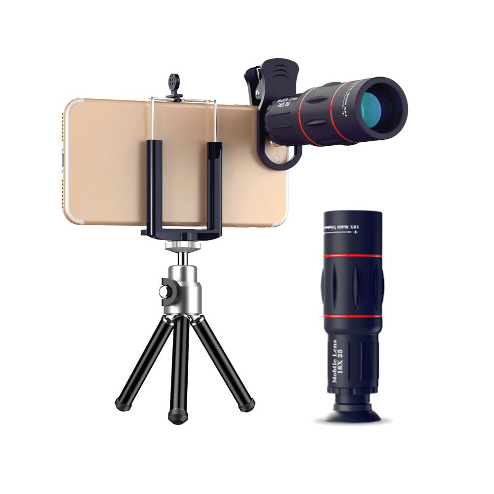 APEXEL 에이펙셀 18X 스마트폰 망원렌즈+삼각대 세트 : APEXEL STORE