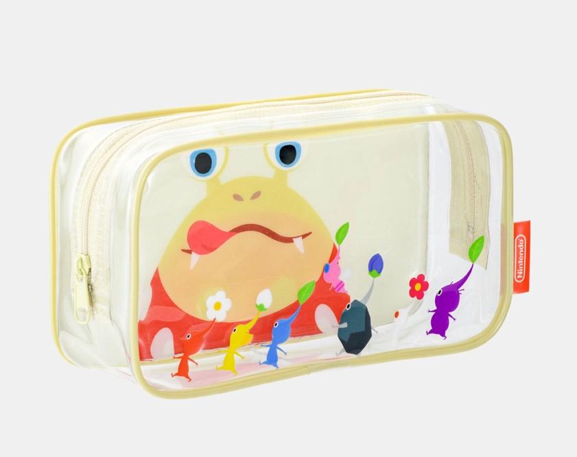 일본 닌텐도 스토어 피크민 클리어 파우치