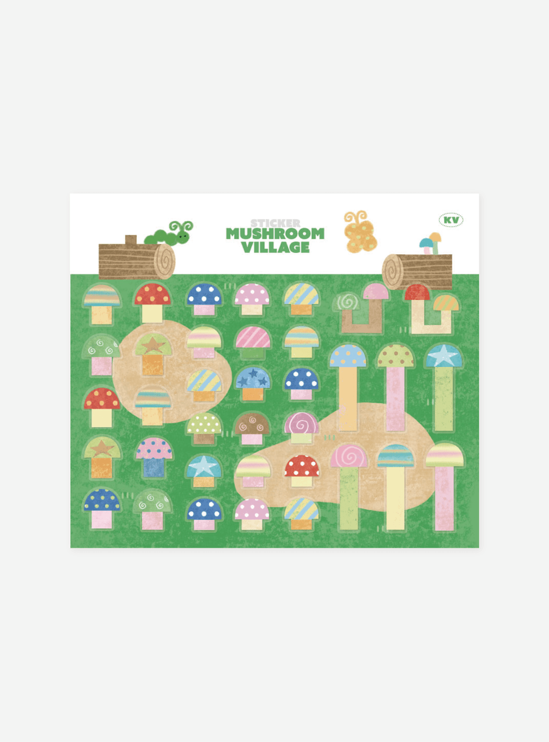 MUSHROOM VILLAGE STICKER