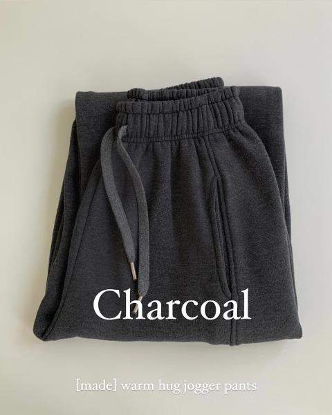 [MADE]  웜허그 기모 투웨이 조거 팬츠- 차콜