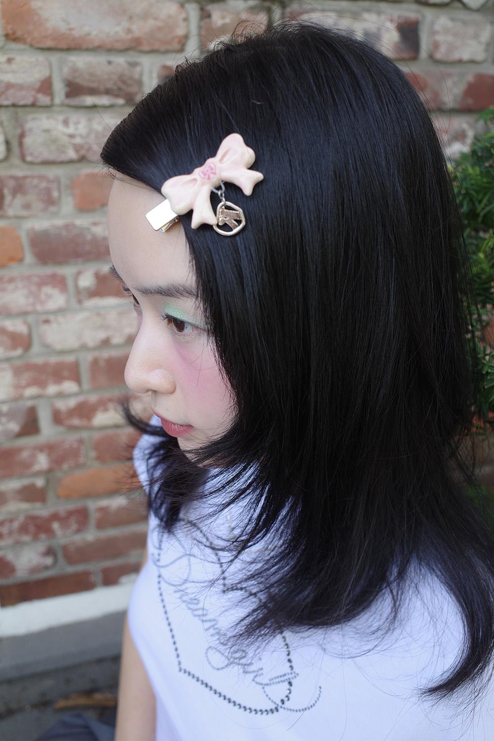 (8/25 순차배송) Fakiii x SUGASCOOP Ribbon W/ kiii Hair-Clip