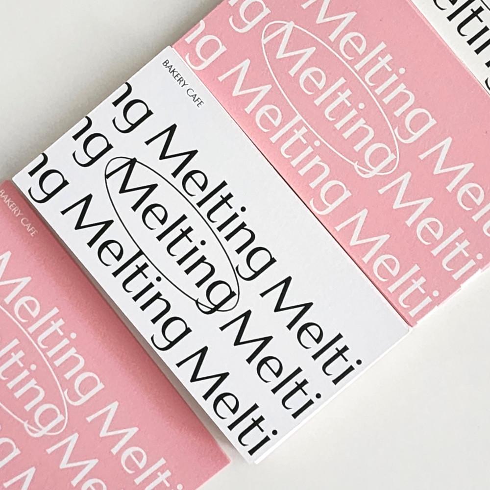 [주문제작] 멜팅 명함 200매 감성 쇼핑몰 인테리어 네일샵 속눈썹 뷰티샵 플라워샵 주얼리 베이커리 꽃가게 로고 카페 스몰바스켓