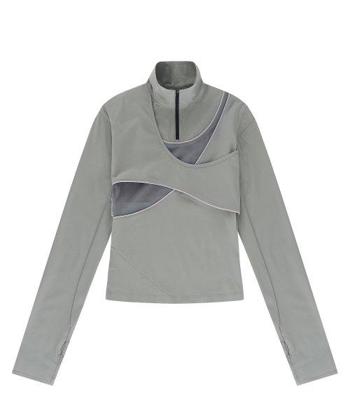 D.ok W02 Mesh Layered Top (KH)