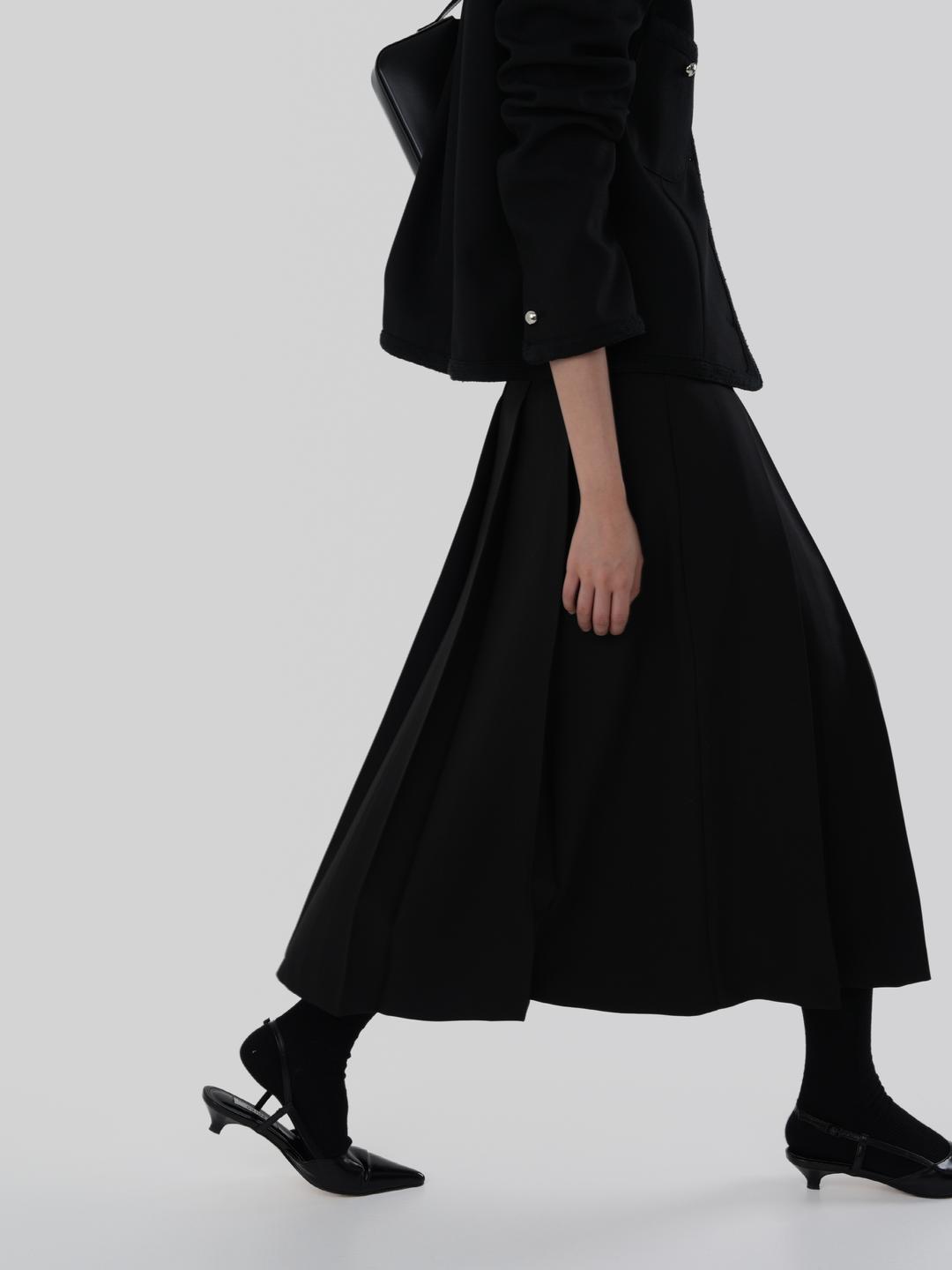 어텀 [made]플리츠롱스커트