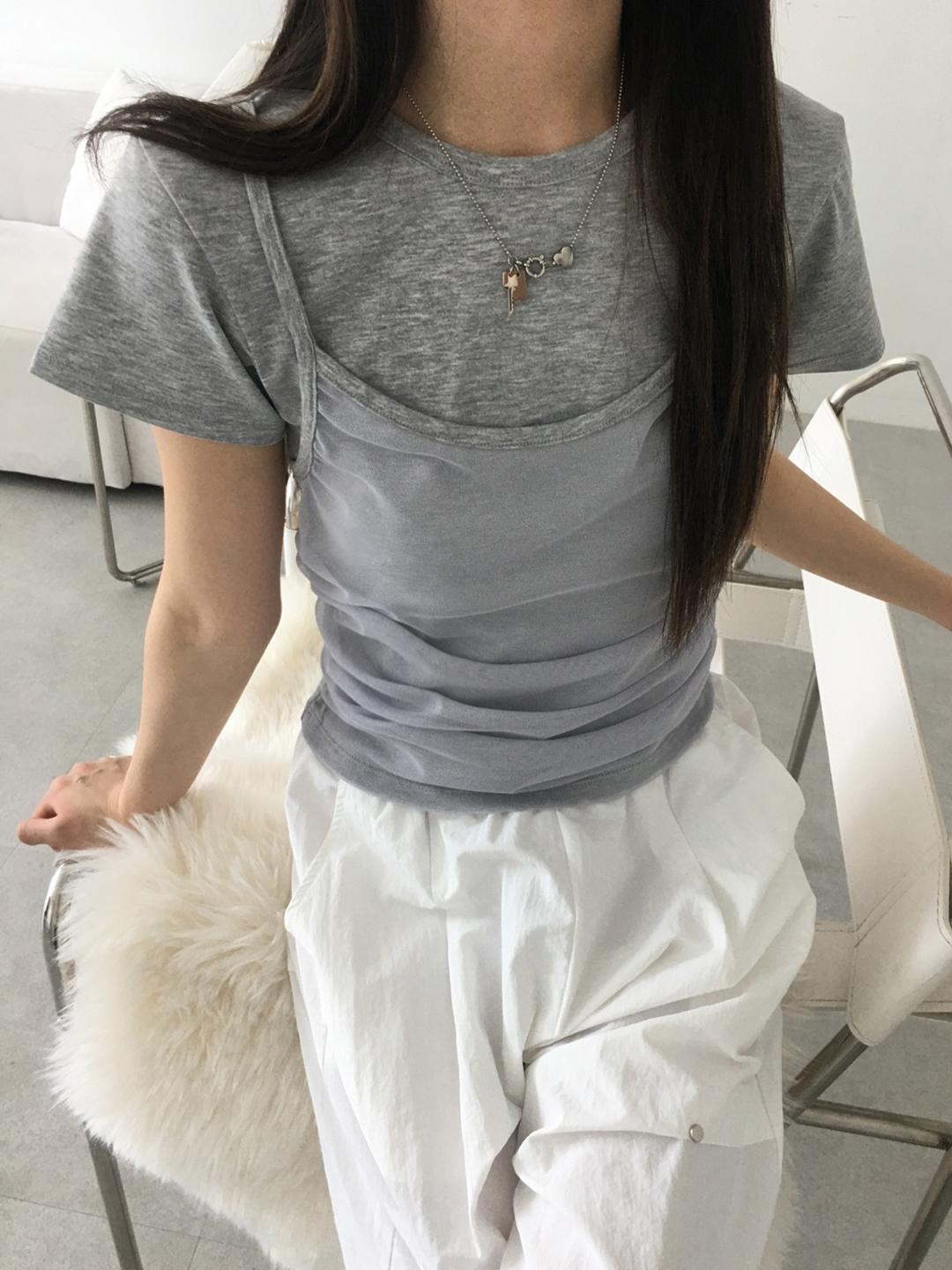 노비야카 Sha sha T (Ivory, gray, black)