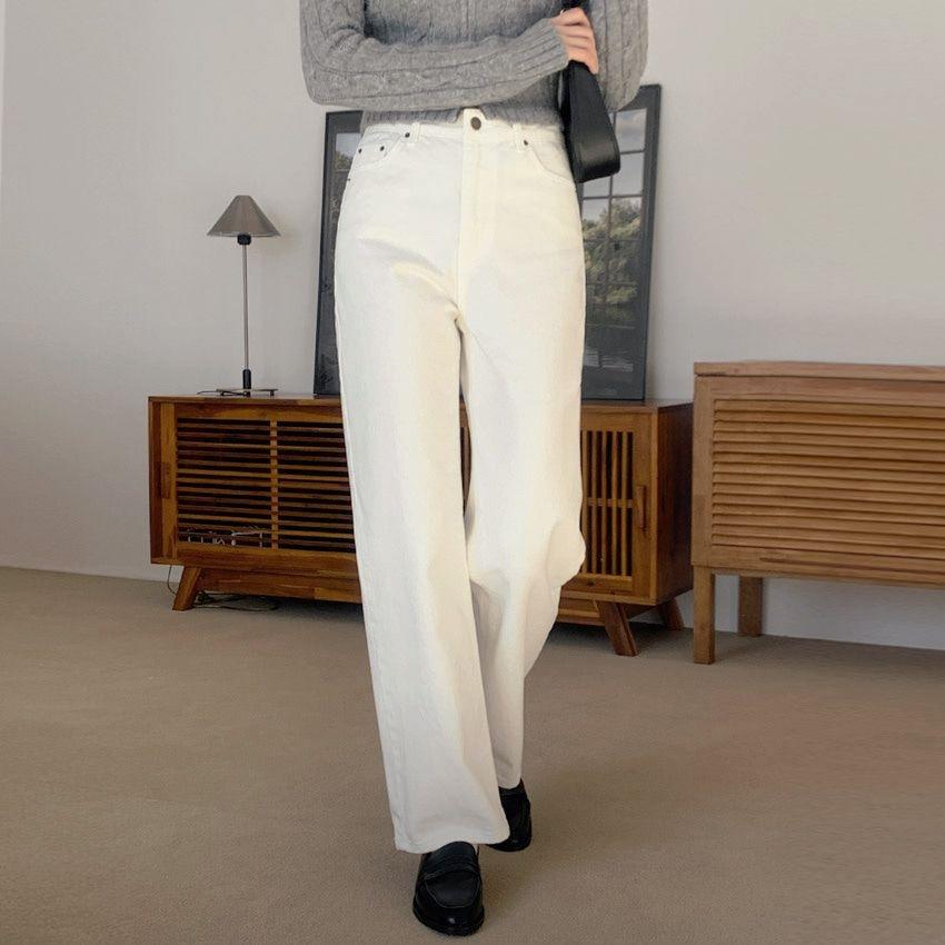 칼더 코튼 스트레이트 팬츠 [tps0309]