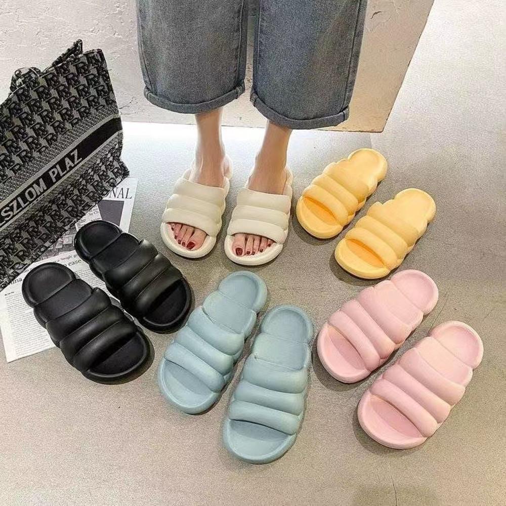 뚱카롱 구름 쿠션 슬리퍼 층간소음방지 사무실 실내화 욕실화 거실화