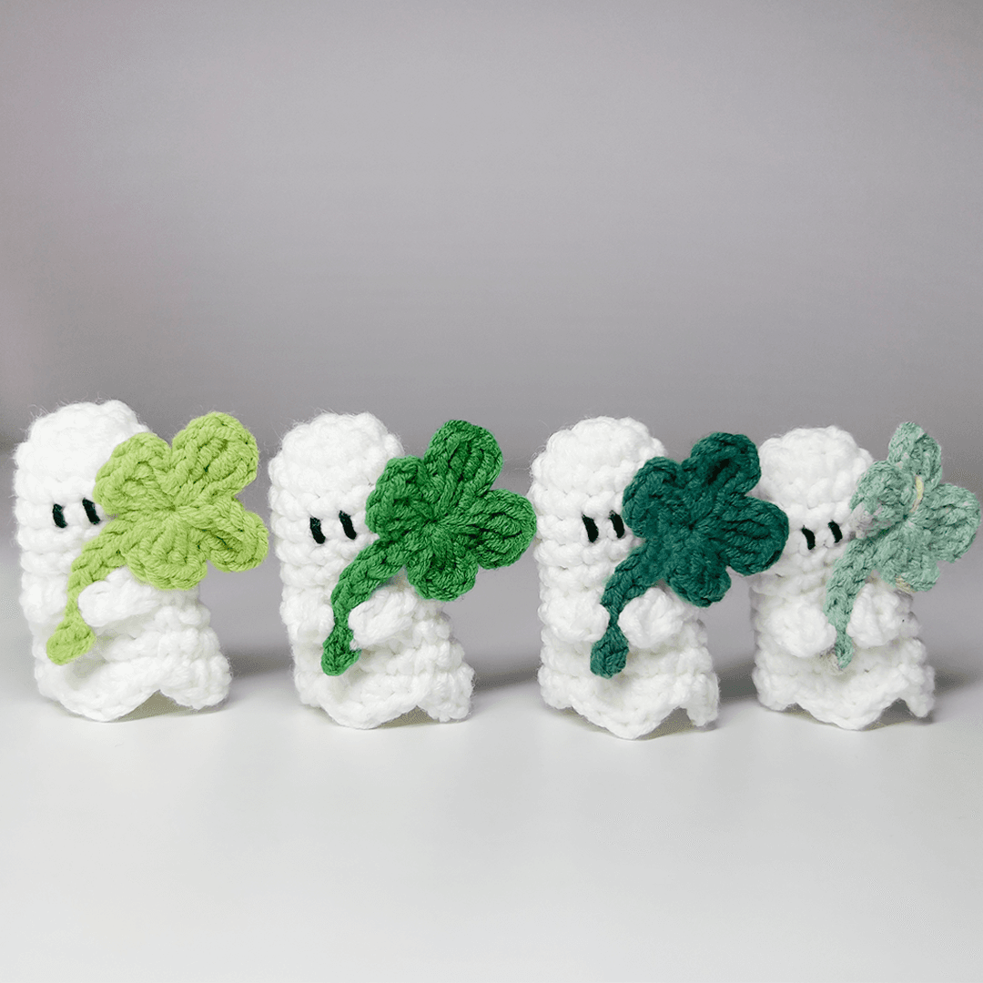 유령키링 (네잎클로버ver)