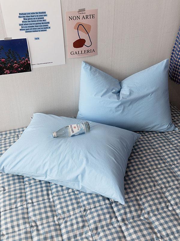 [HIGH-TEEN]위드포시즌 소프트스카이 프리미엄 순면 베개커버